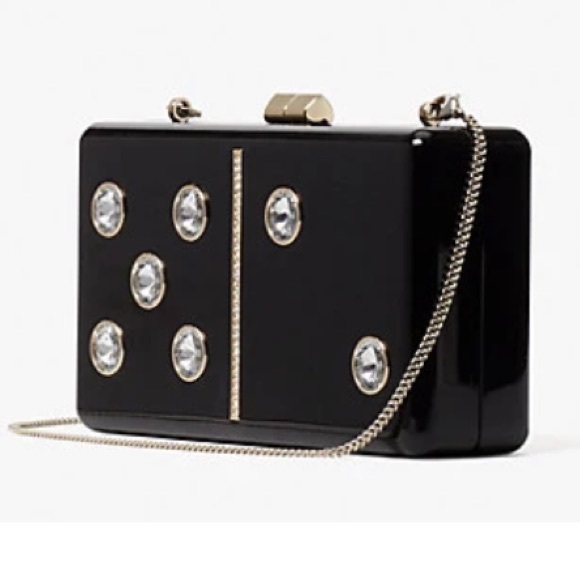 Kate Spade ♠️ Roll Domino Clutch - Picture 7 of 13